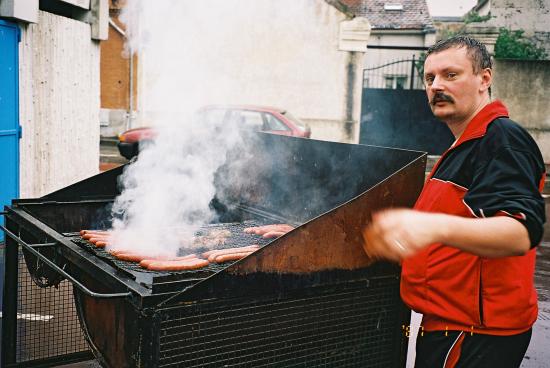 Thierry au repas du Vieux St-Ouen 2006