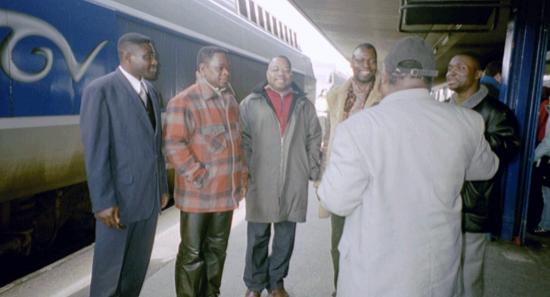 Chegada do Sam Mangwana em Grenoble
