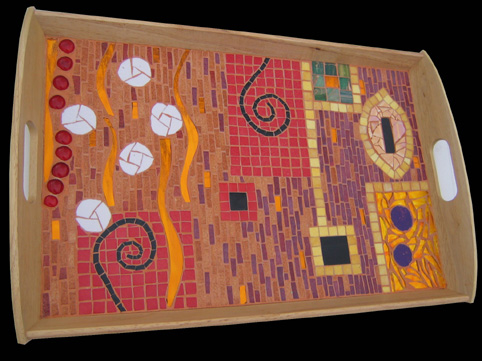 Plateaux inspiration Klimt