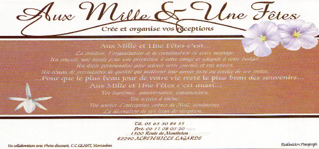 Aux Mille et Une F�tes