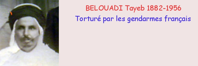Le Chahid BELOUADI Hadj Tayeb