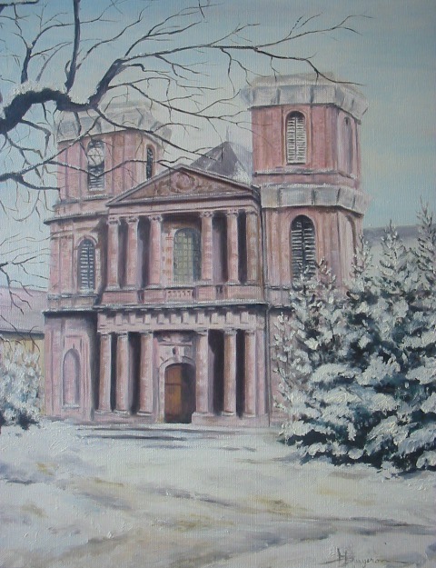 la cath�drale (38X45)  vendu