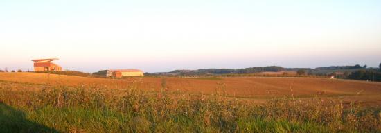 coucher de soleil sur Chevalons