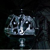 verre cheval