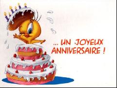 Bon anniversaire