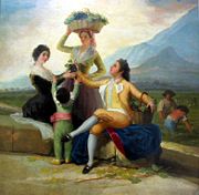 L'automne ou les vendanges, 1786-1787, toile de Francisco Goya.