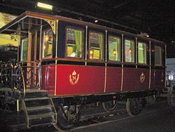 Wagon priv� de Napol�on III, utilis� lors de ses d�placements sur les chemins de fer fran�ais alors en plein essor