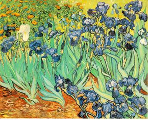 Iris Vincent van Gogh, 1889 Huile, 71�93 cm (28�37 in) J. Paul Getty Museum, Malibu, Californie
