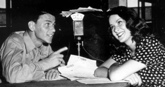 franck Sinatra � la radio.