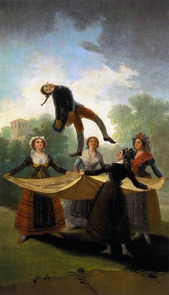 Le pantin 1791-1792, toile de Francisco Goya.