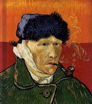 Bandeau sur l'oreille coup�e, Van Gogh.