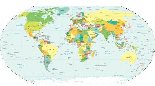 Carte du monde