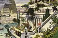 Jardins suspendus de Babylone, Maarten van Heemskerck.
