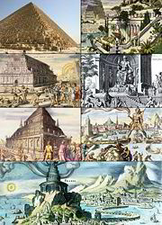 Les sept Merveilles du monde.