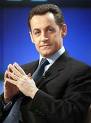 Nicolas Sarkozy, pr�sident fran�ais.