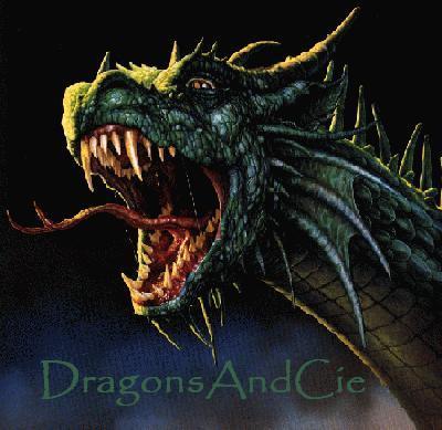 Dragon rugissant