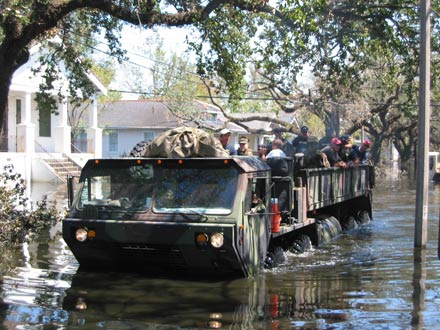 US Army Katrina Help