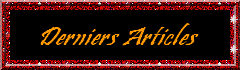 DERNIERS ARTICLES