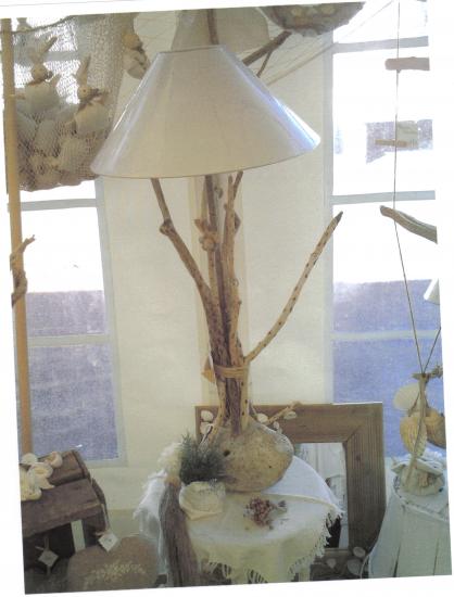Lampe Bois Flott� 2