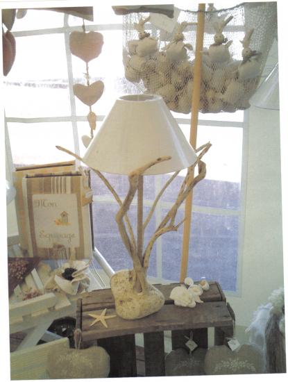 Lampe Bois Flott� 1