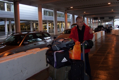 Françoise et tous les bagages