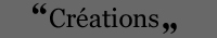 Cr�ations