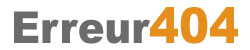 Erreur 404