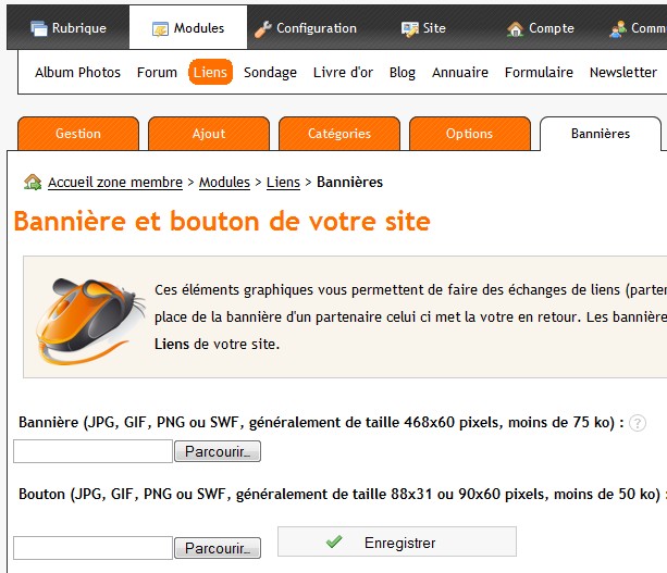 Ins�rer une banni�re