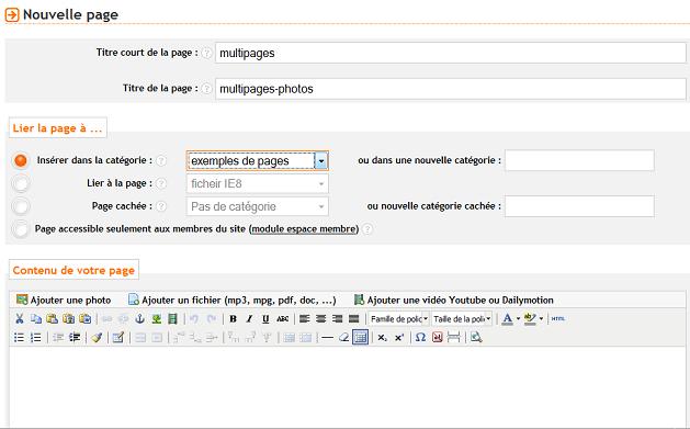 faire un menu d�roulant