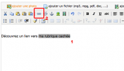 Faire un lien vers une rubrique cach�e