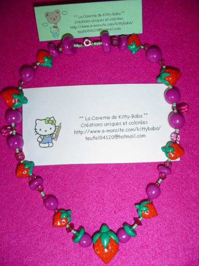 ^^collier aux fraises^^