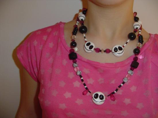 ^^ Collier Skull n Jack porté^^ ^^ Collier Skull n Jack porté^^