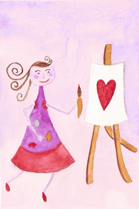 f�e peintre Aquarelle