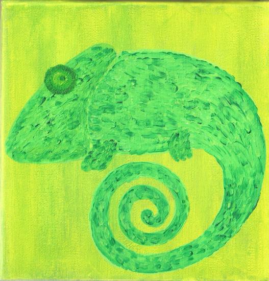 Acrylique sur toile 20X20cm - Km&eacute;l&eacute;on