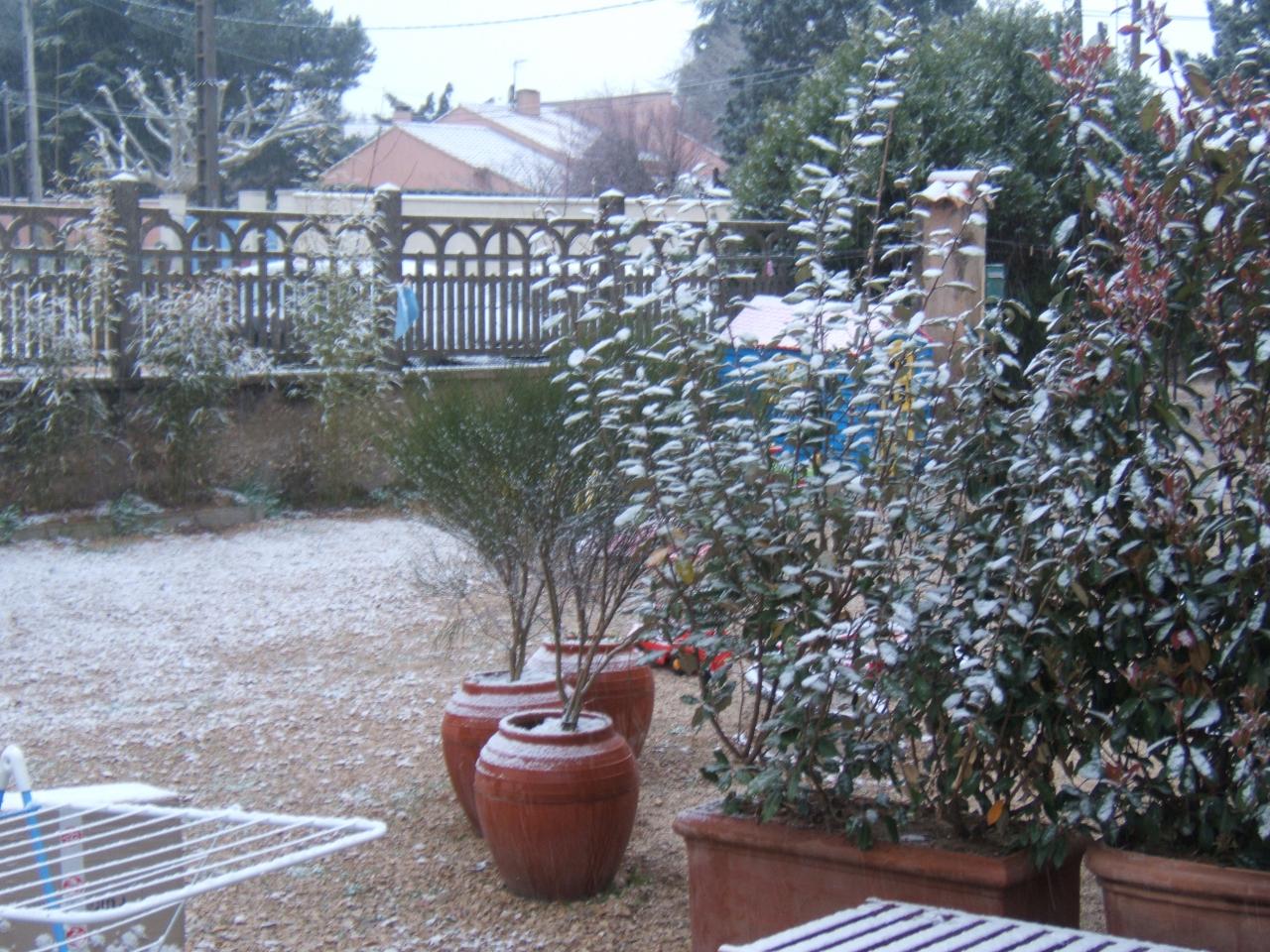 Incroyable!! il neige ce matin.. 24 mars