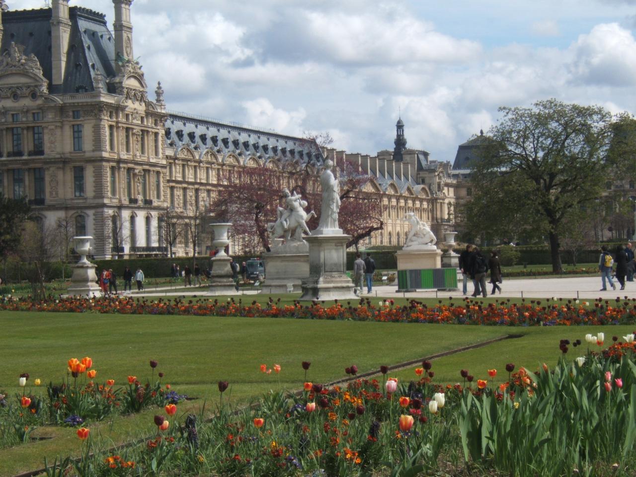 Le Louvre et les jardins des Tuileries