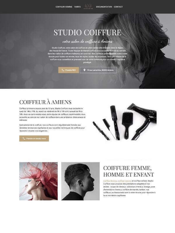 Template Studio Coiffure