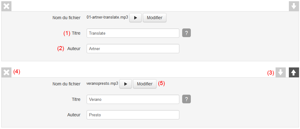 Insérer une playlist sur son site
