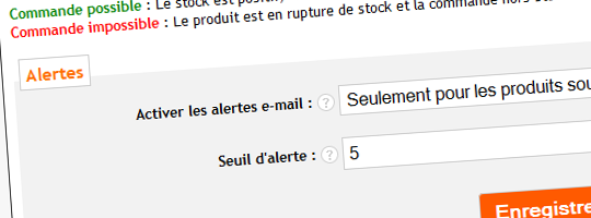 Gestion de stocks sur les solutions e-commerce