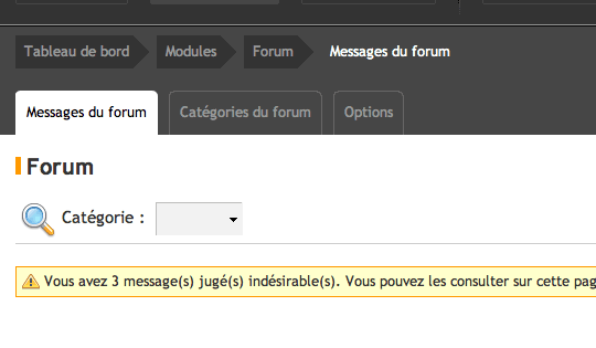 Mettre fin aux spams avec les outils intégré du manager