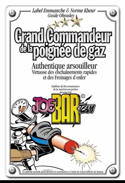 joe bar team diplome gaz
