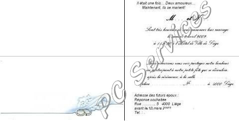 mariage faire-part