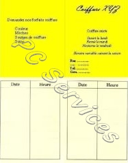carte de rendez-vous