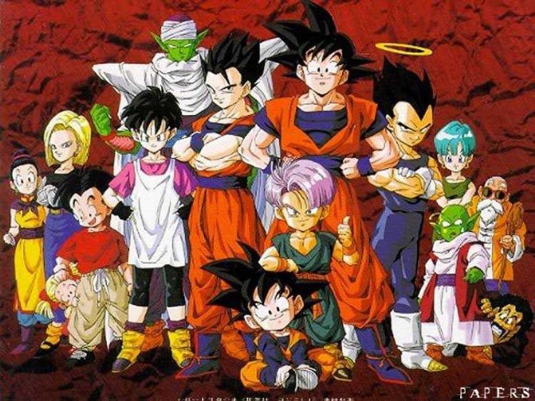 Les personnages de dbgt