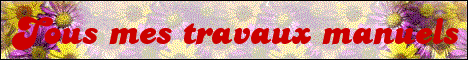 Mes travaux manuels