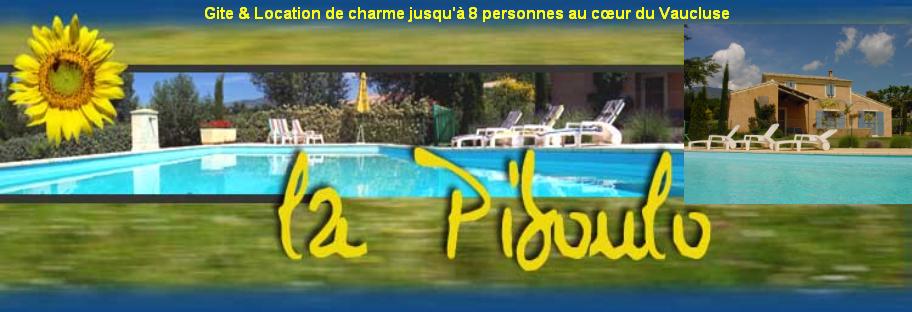 Gîte   Piscine privée  'La Piboulo"  8 personnes en Provence à  Bedoin  au coeur du  Vaucluse (84)  Pied du Mont-Ventoux