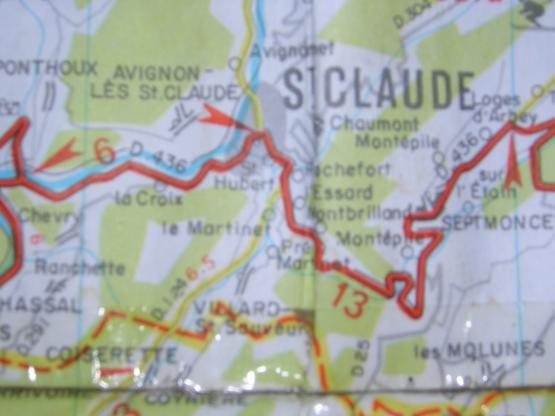 Carte virtuelle randonnees insolites jurassiennes