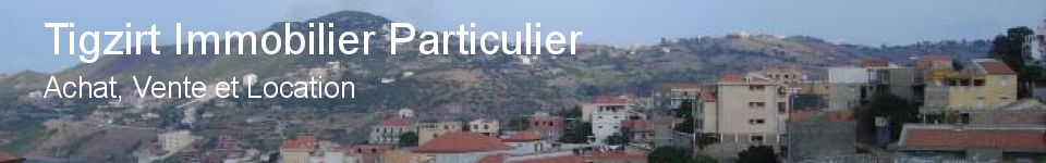 Tigzirt Immobilier Particulier
