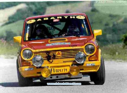 A112 abarth rallye