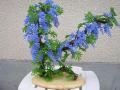 arbres et fleurs en perles de rocaille